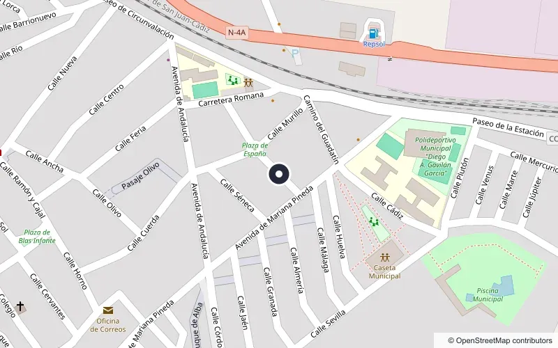 Ubicación de Sede operativa en El Carpio sobre OpenStreetMap